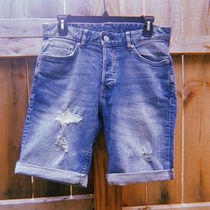 Denim shorts